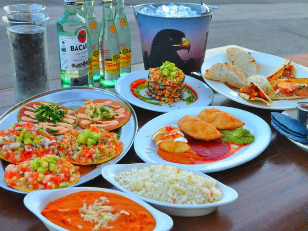 Costa Pacifica restaurant San Antonio seafood spread