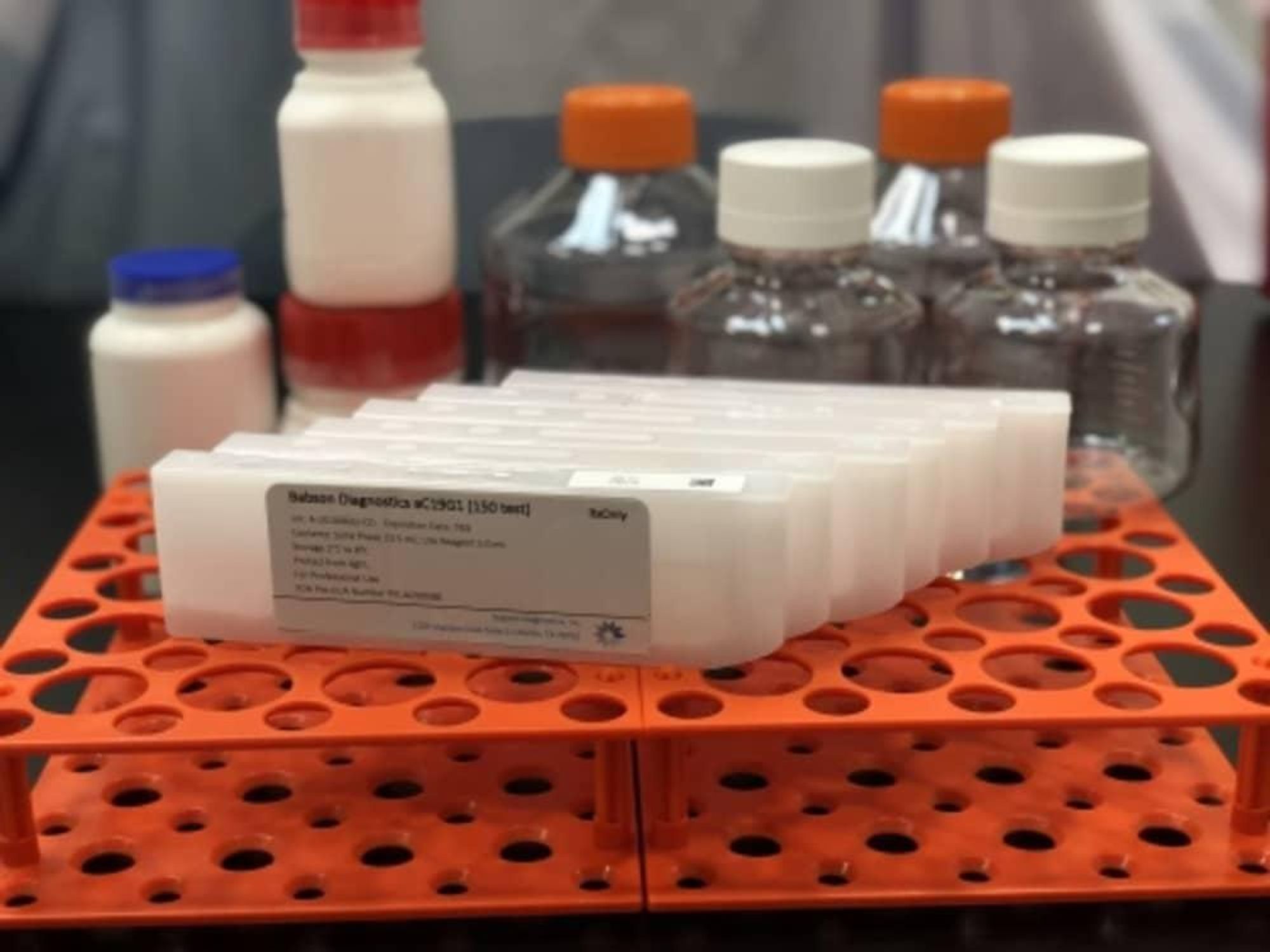 COVID-19 antibody test laboratory
