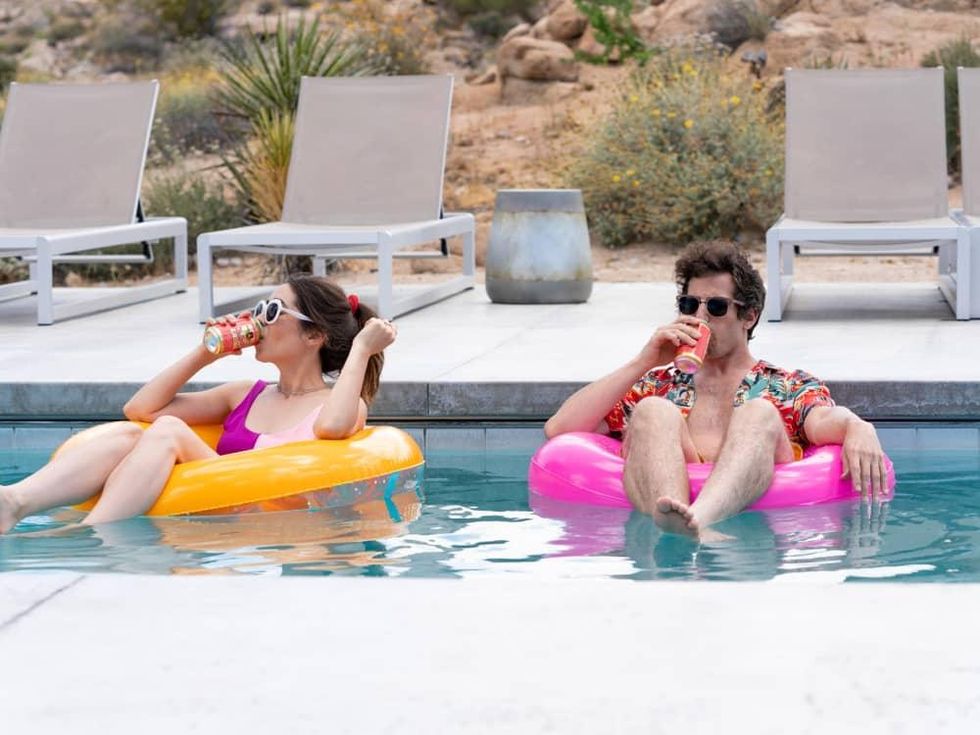 Cristin Milioti and Andy Samberg in Palm Springs