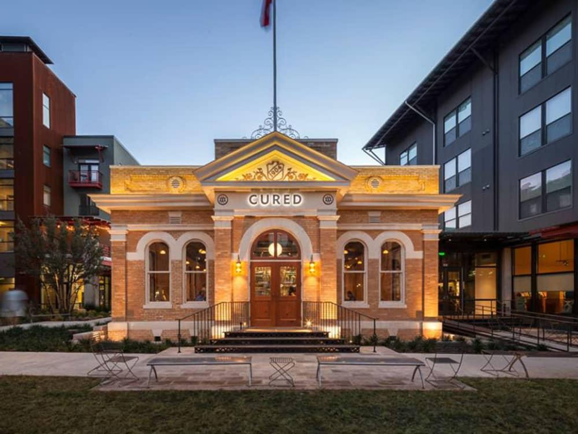 Cured San Antonio restaurant exterior