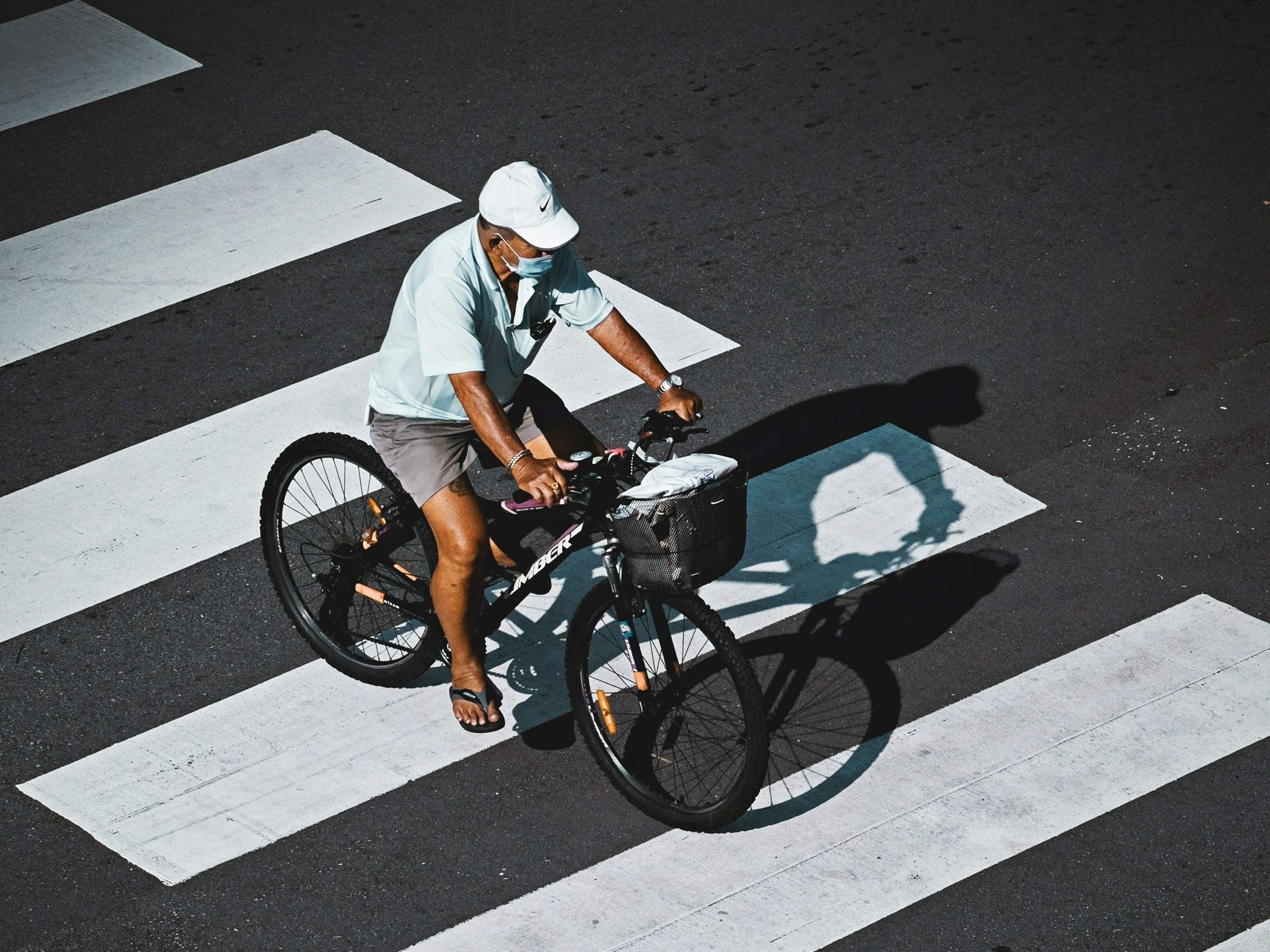 Cyclist, bicycle riding in San Antonio