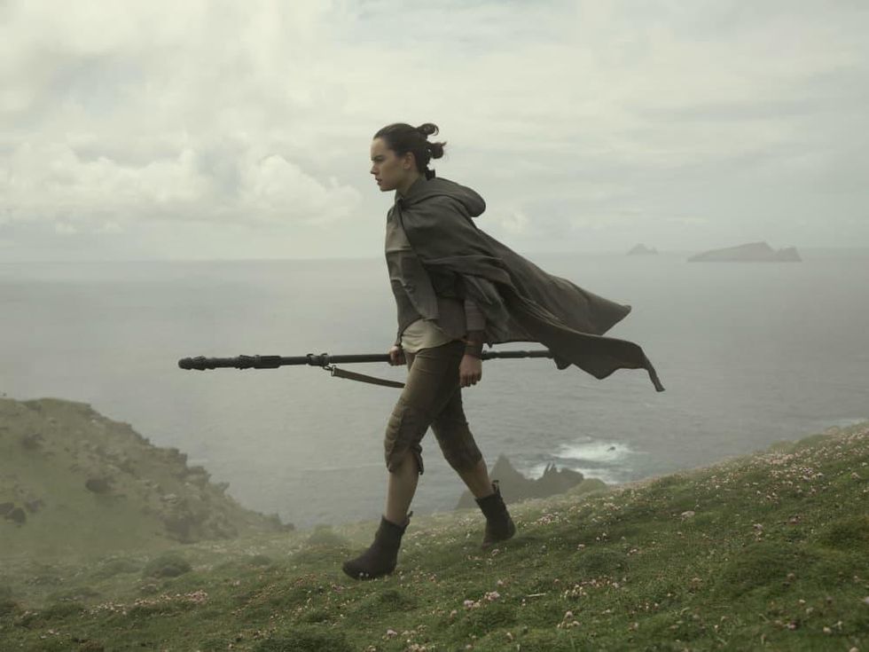 Daisy Ridley in Star Wars: The Last Jedi