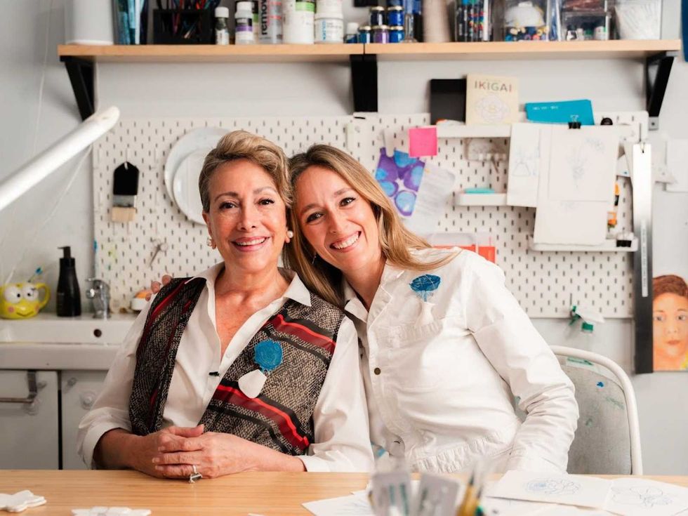 Daniela Oliver de Portillo and mother, Carmen Oliver