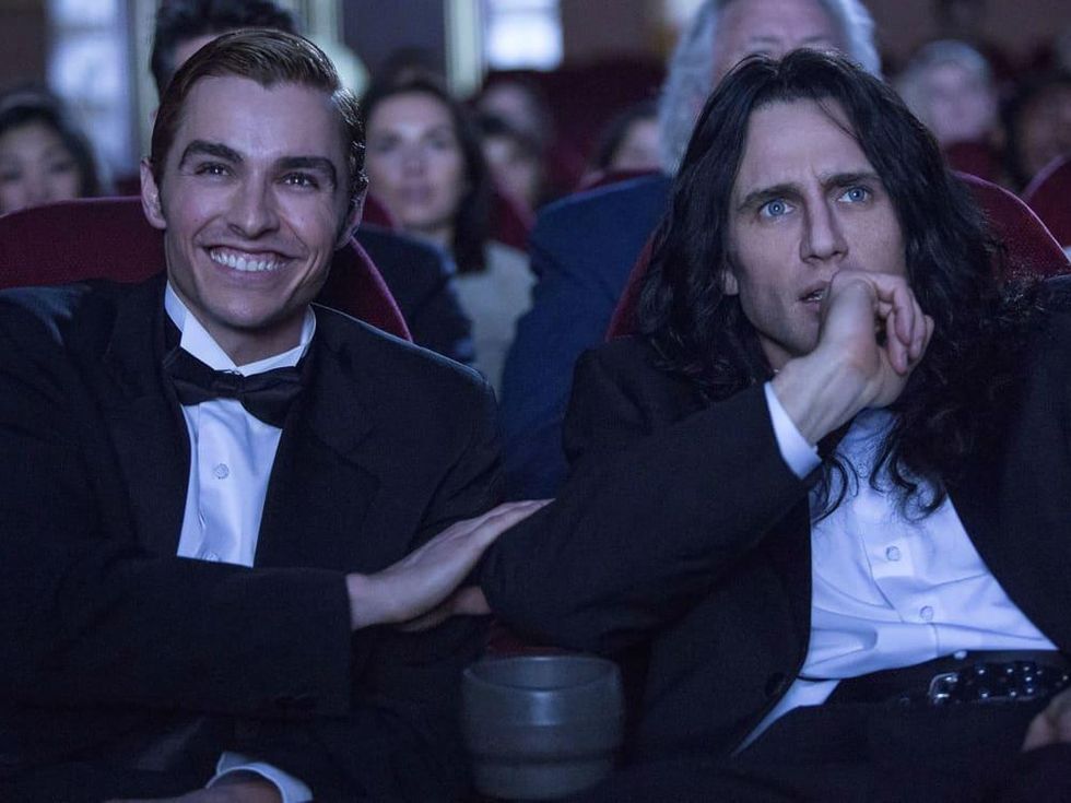 Dave Franco and James Franco in The Disaster Artist