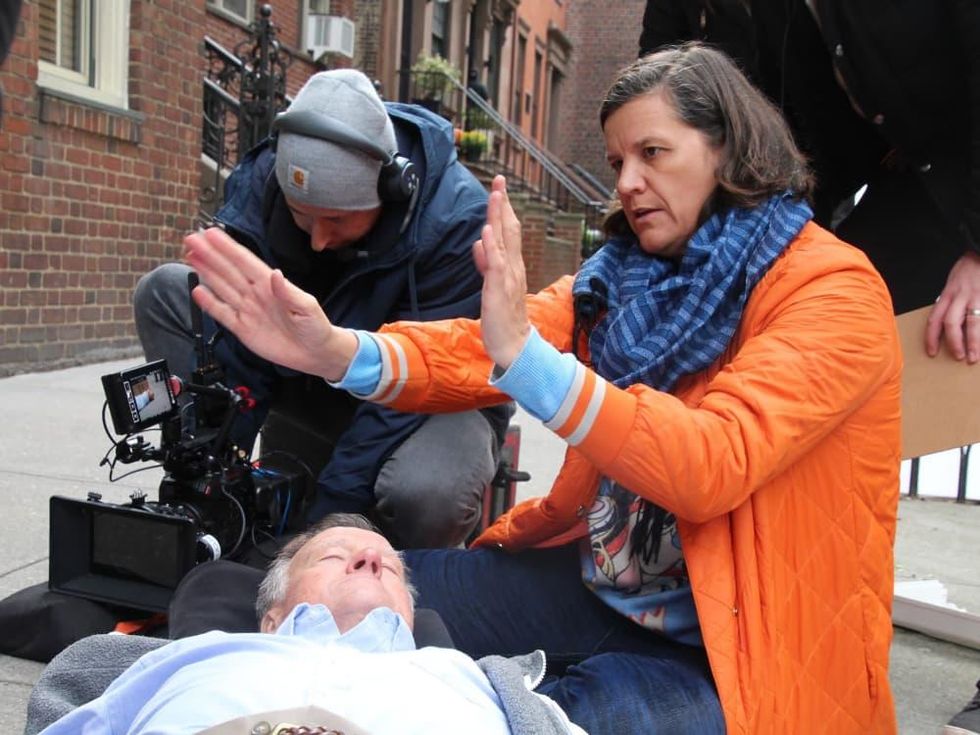 Dick Johnson and Kirsten Johnson in Dick Johnson is Dead