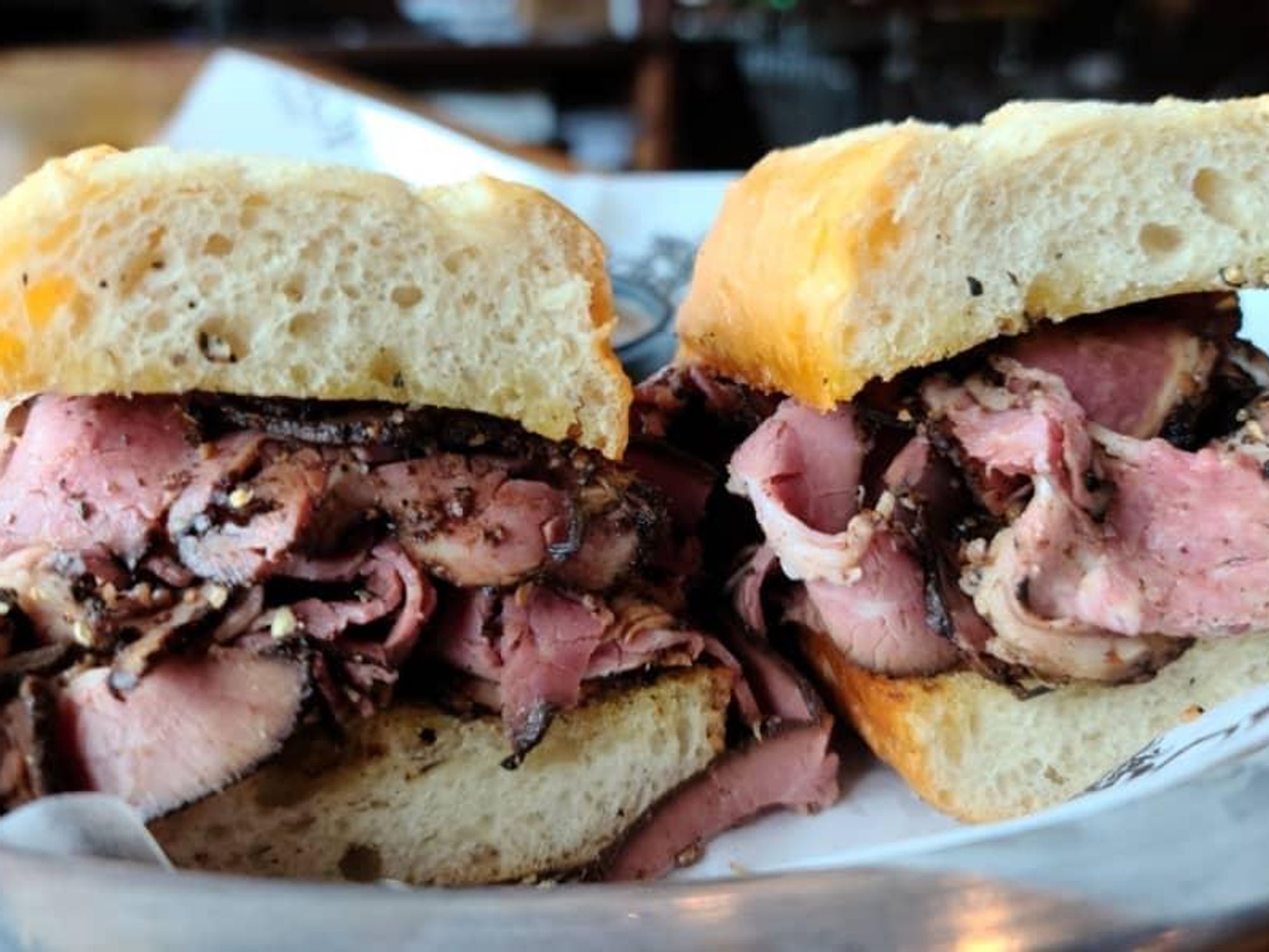 Dip Shack pastrami sandwich