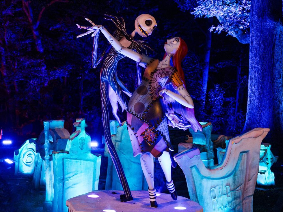 Disney presents Tim Burton\u2019s The Nightmare Before Christmas Light Trail
