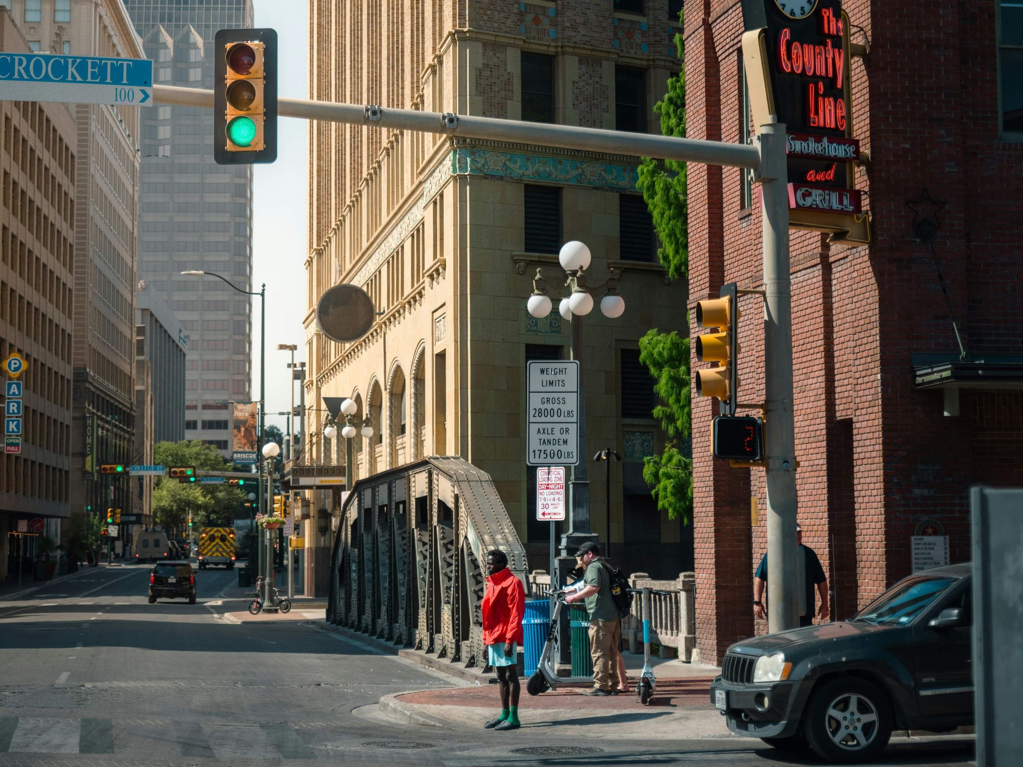 Downtown San Antonio, Texas, pedestrian safety