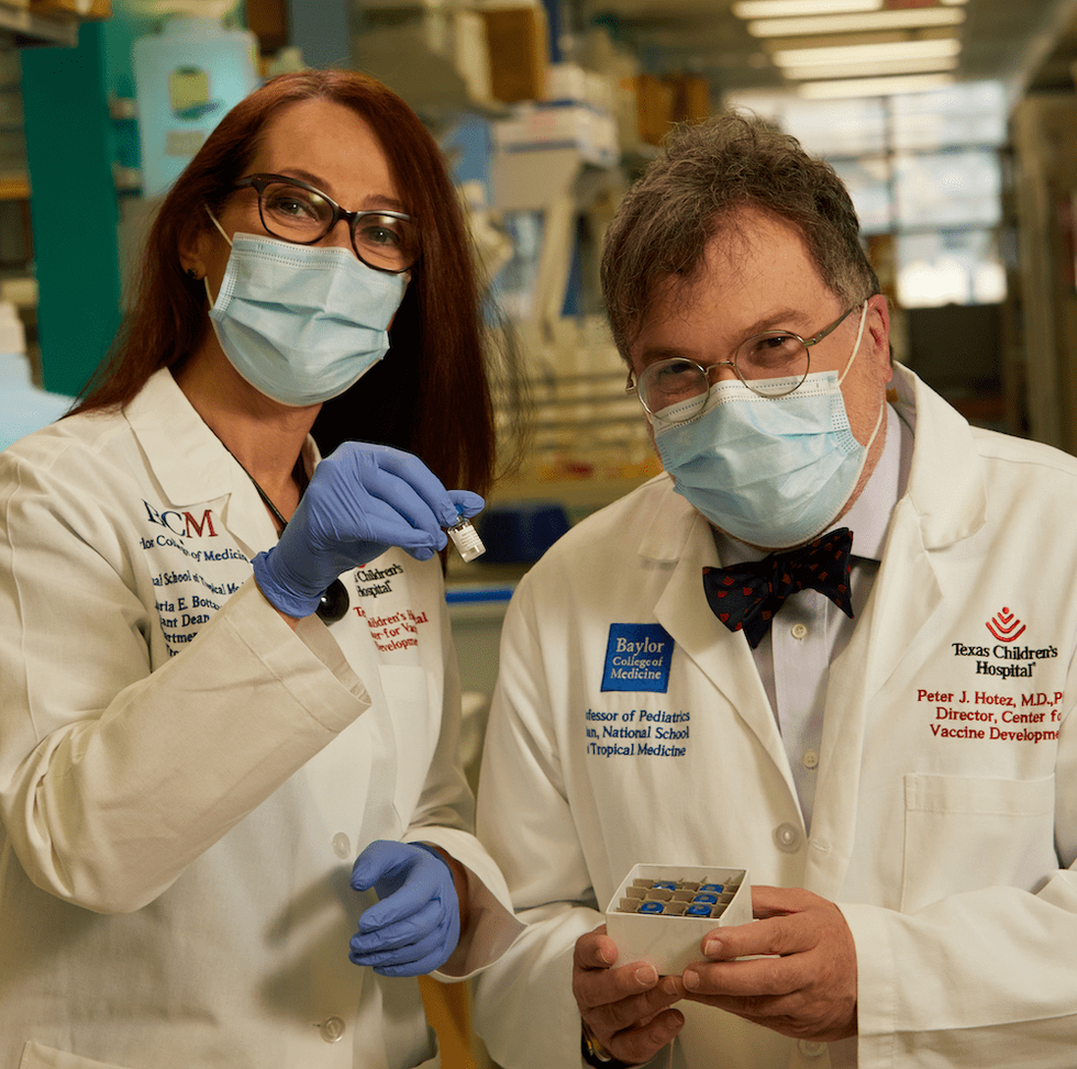 Dr. Maria Elena Bottazzi and Dr. Peter Hotez have been nominated for their low-cost COVID vaccine.