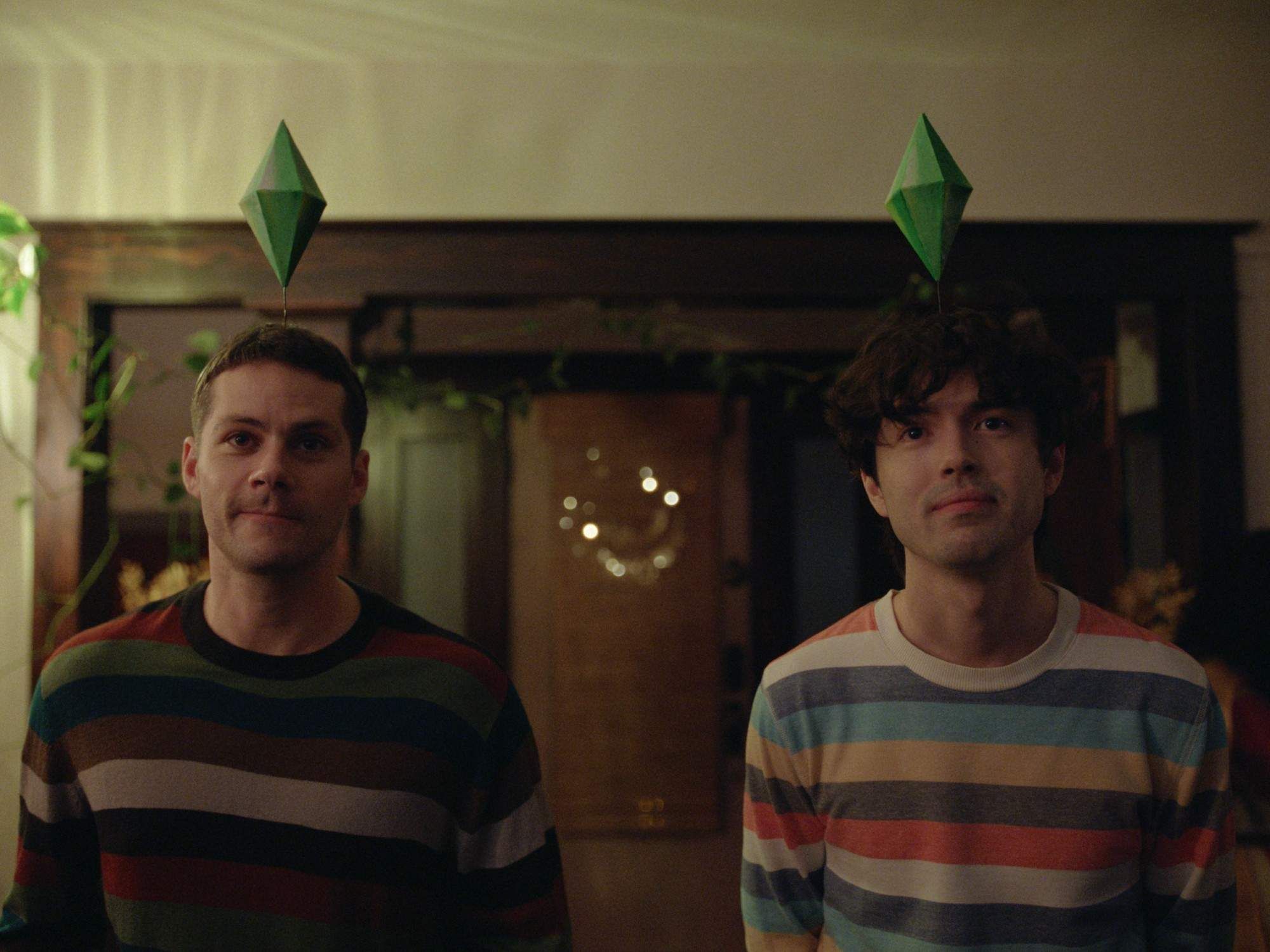 Dylan O'Brien and James Sweeney in Twinless