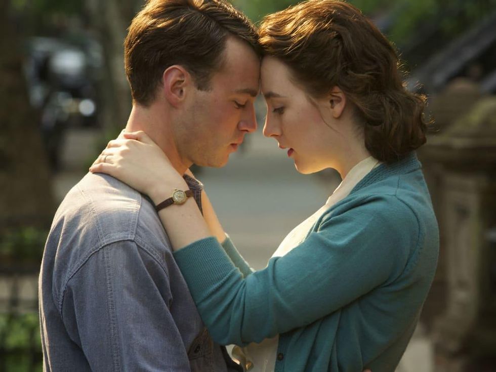 Emory Cohen and Saoirse Ronan in Brooklyn