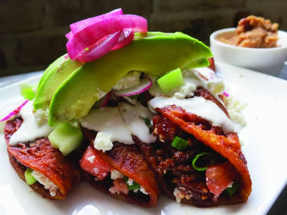 Enchiladas Aztec to Tex-Mex book Cappy Lawton Chris Waters Dunn enchiladas del suelo