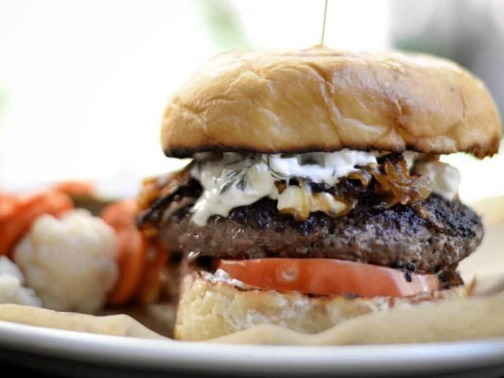 Esquire Tavern San Antonio lamb burger