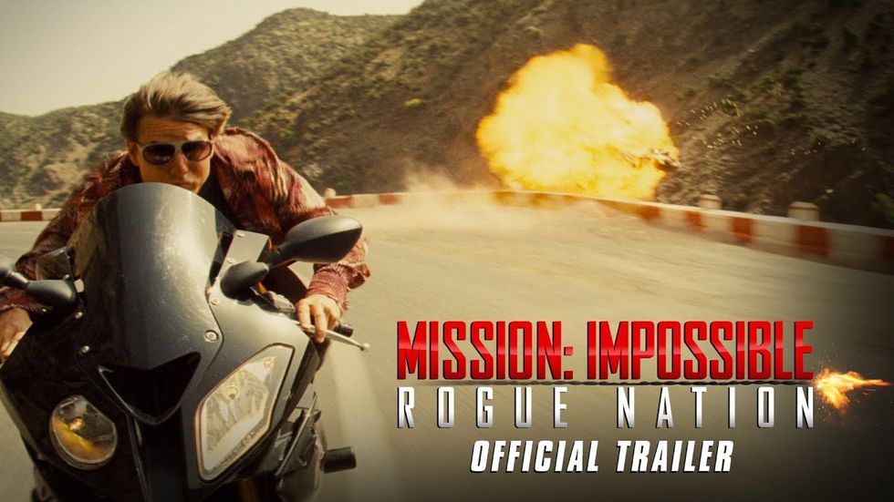 Tom Cruise is in peak movie-star form in Mission: Impossible - Rogue Nation