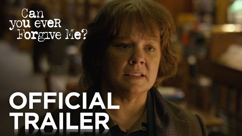 Can You Ever Forgive Me? a surefire Oscar bet for Melissa McCarthy