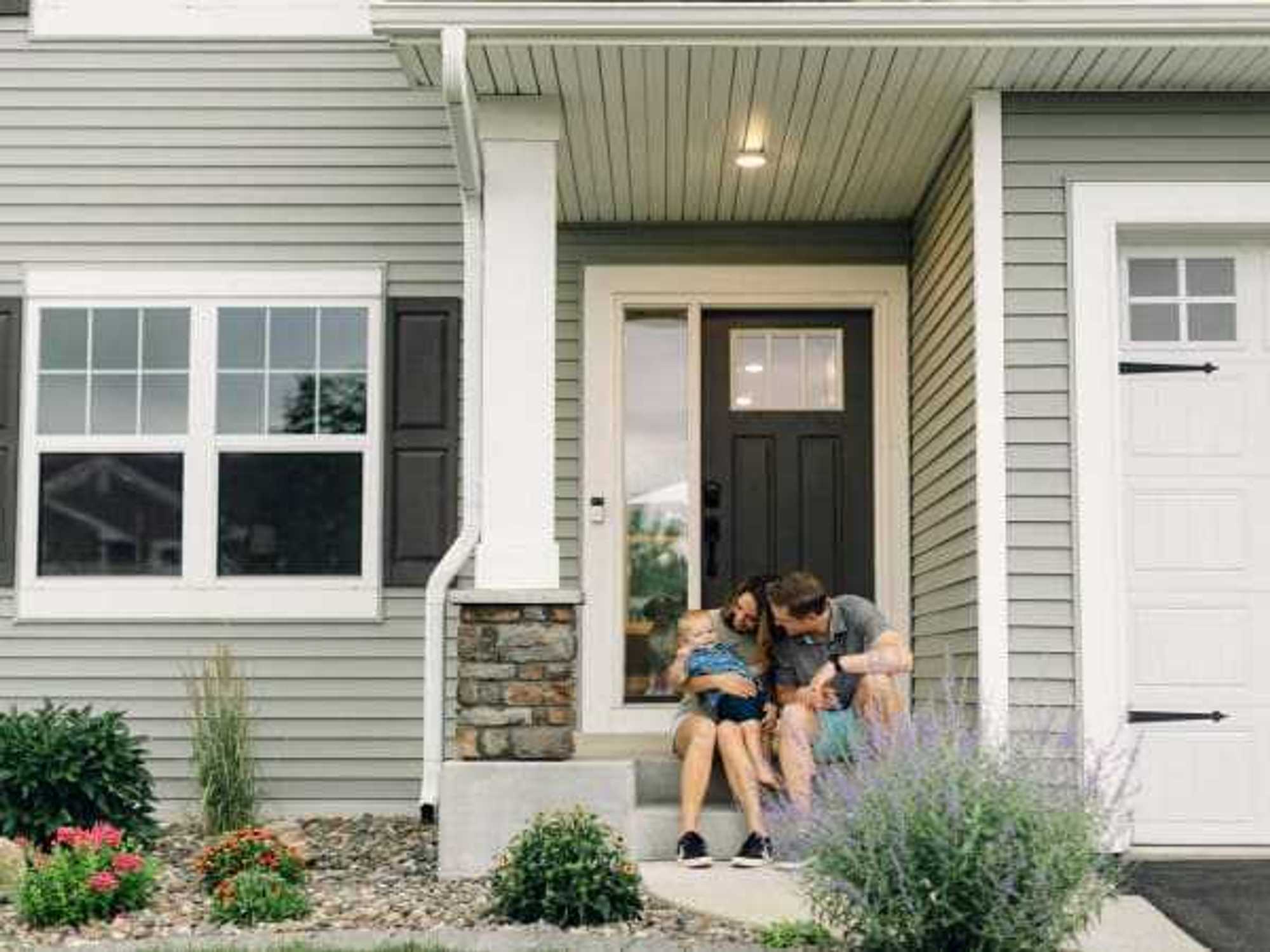 Family with home