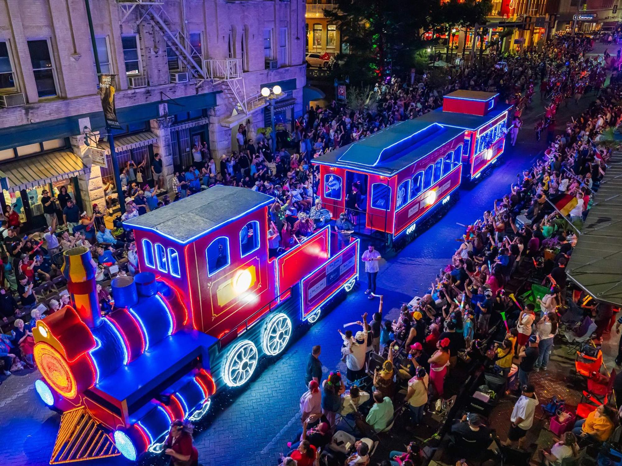 Fiesta Flambeau parade San Antonio