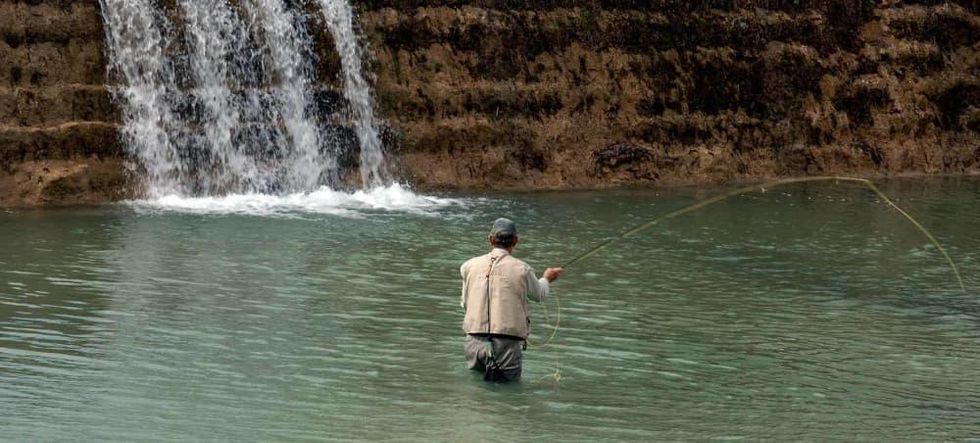 Fishing on the Blanco River State Park
