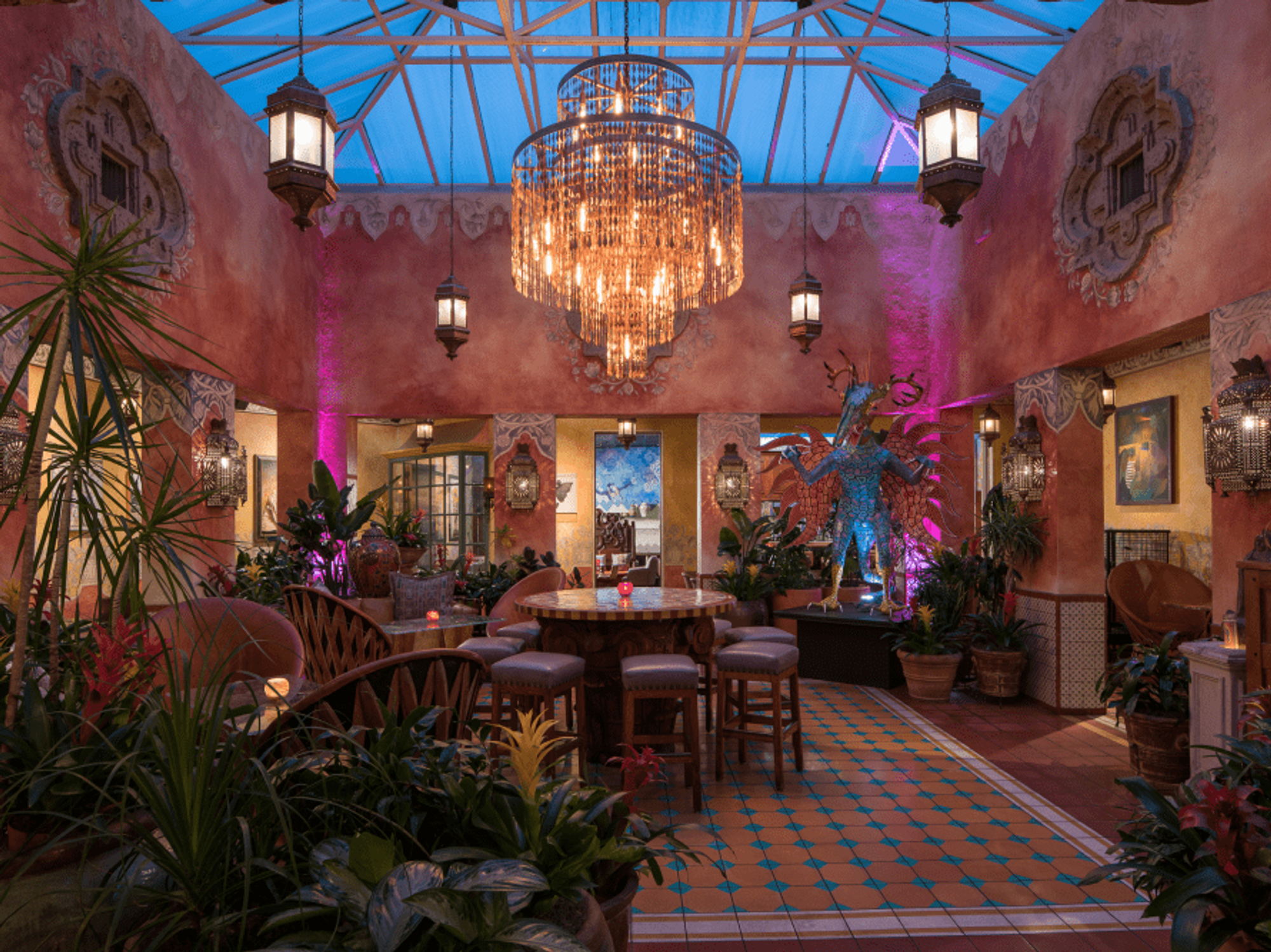 Fonda San Miguel boasts an impressive collection of museum-quality artwork.