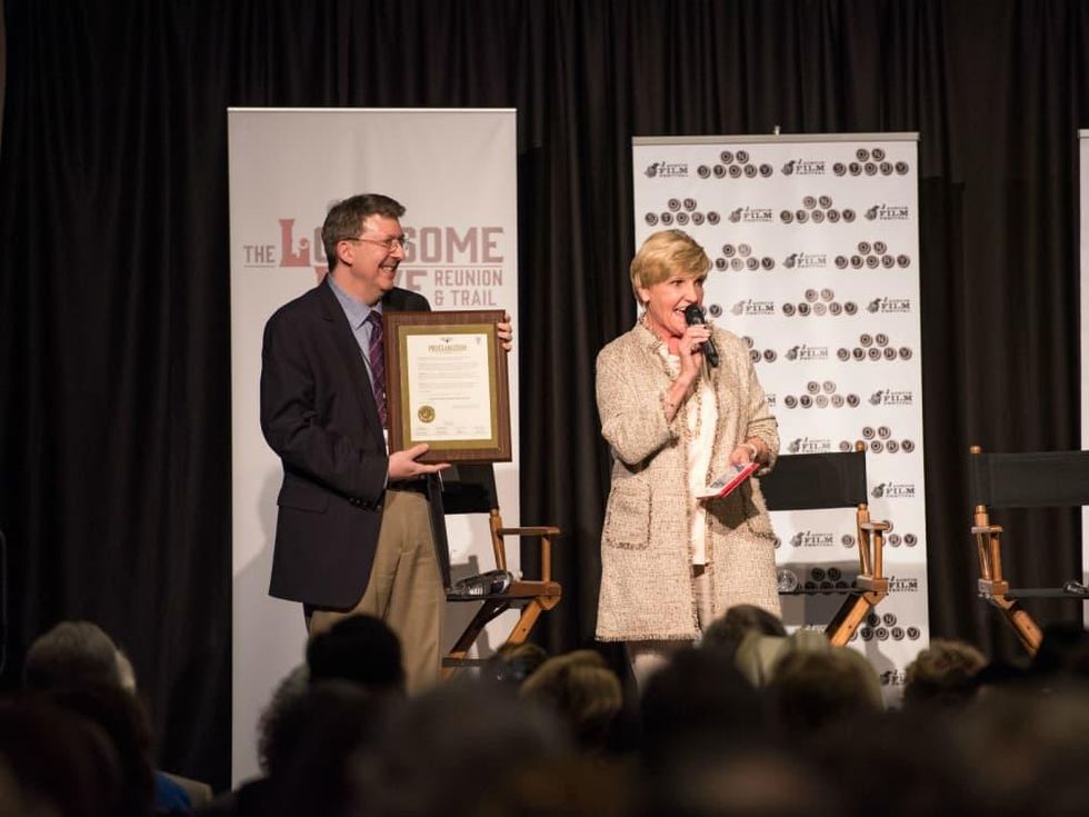 Fort Worth Mayor Betsy Price at Lonesome Dove Reunion