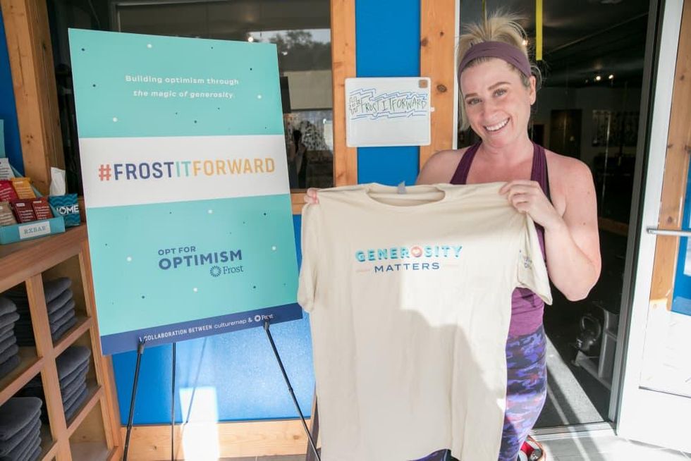 Frost it Forward Event Energy X Fitness