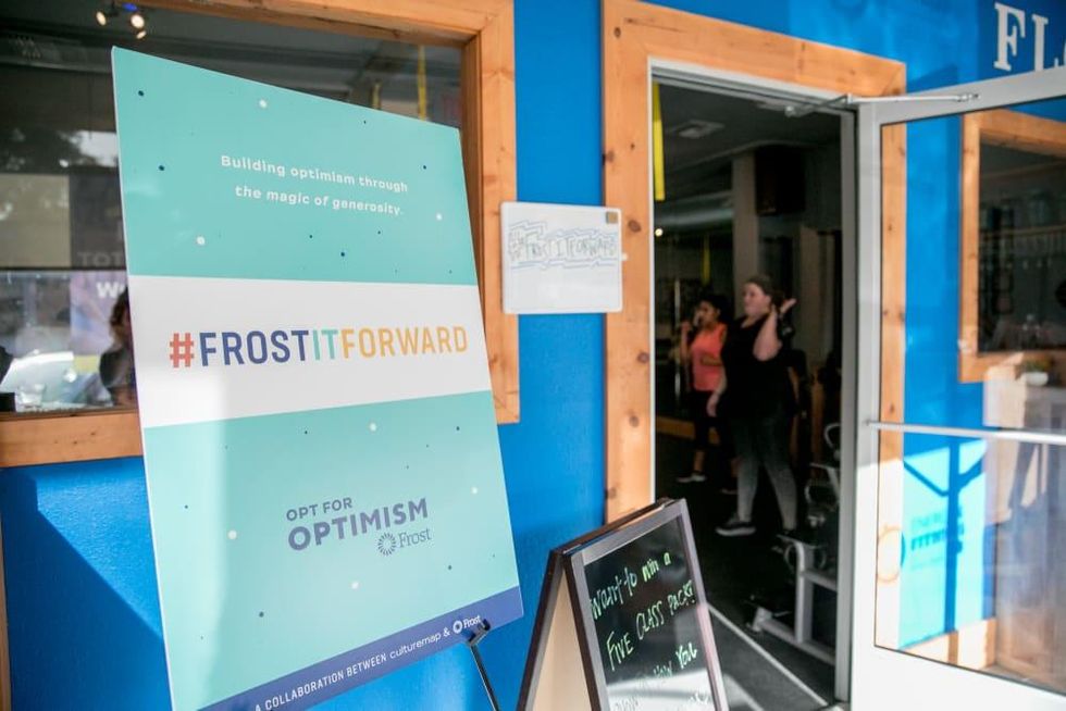 Frost it Forward Event Energy X Fitness