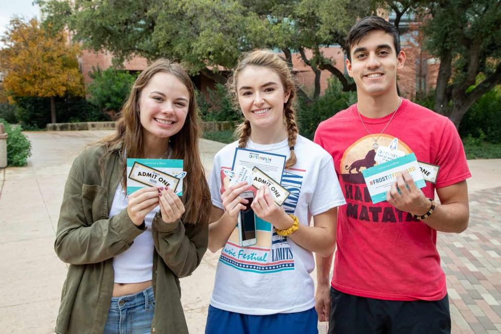 Frost pop-up at Trinity University