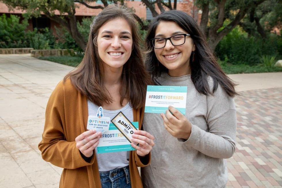 Frost pop-up at Trinity University