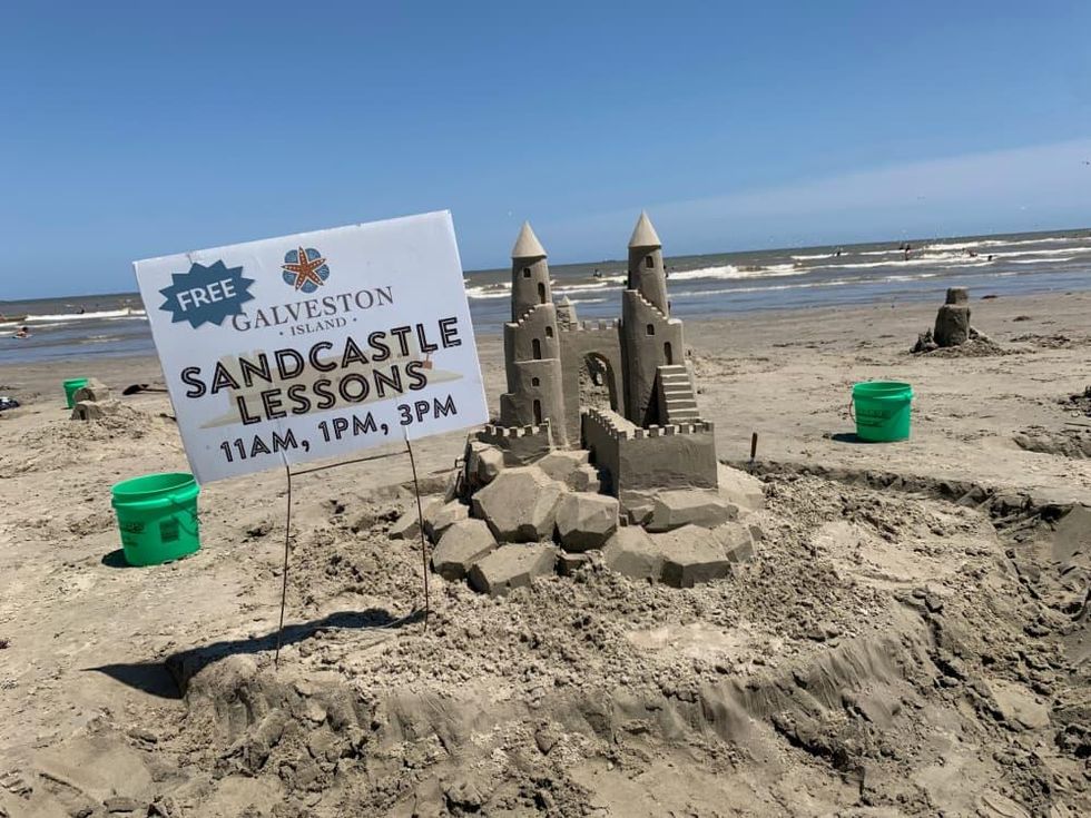 Galveston sand castle lessons