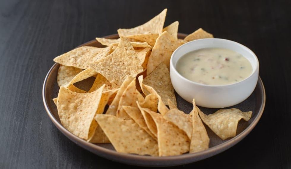 generic chips and queso