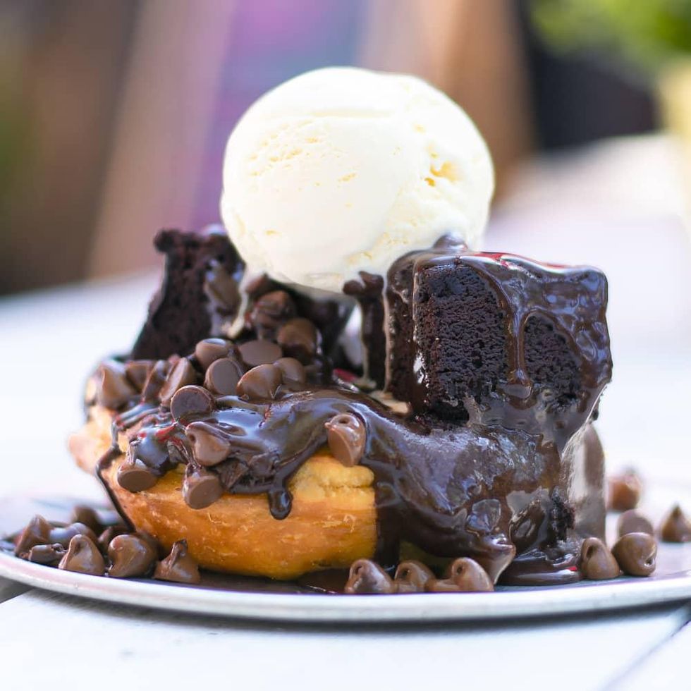 Gourdough's Black Out dessert