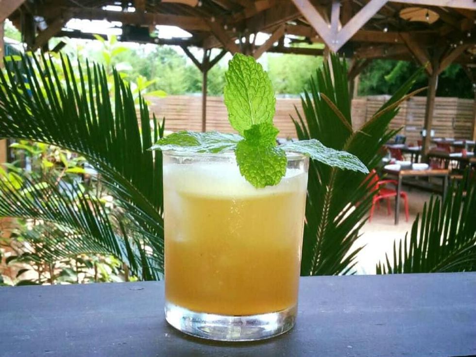 Grayze patio cocktail San Antonio