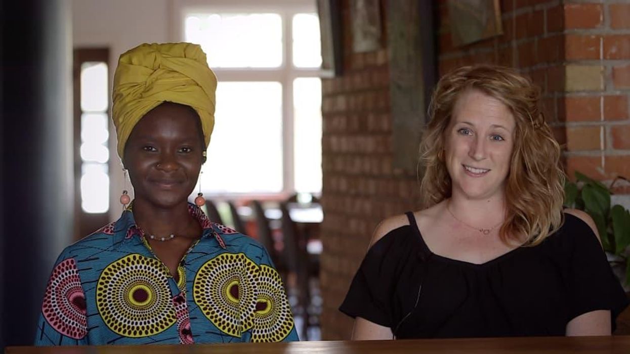 Hallease Narvaez and Sarah Woolsey of the Impact Guild