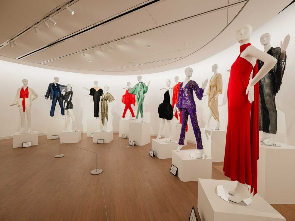 Halston: Inventing American Fashion exhibit Ellen No\u00ebl Art Museum