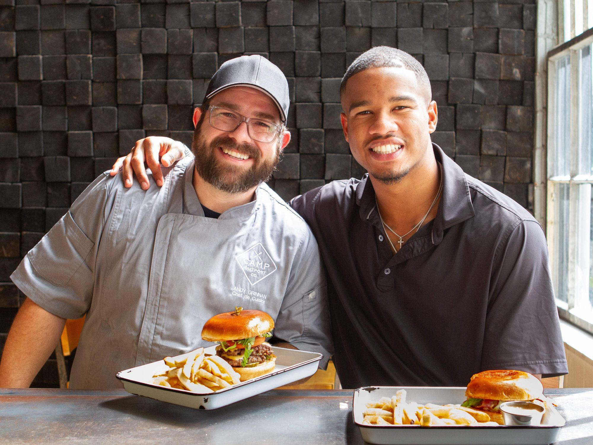 Harris and chef de cuisine at Camp Outpost Andy Grinnan