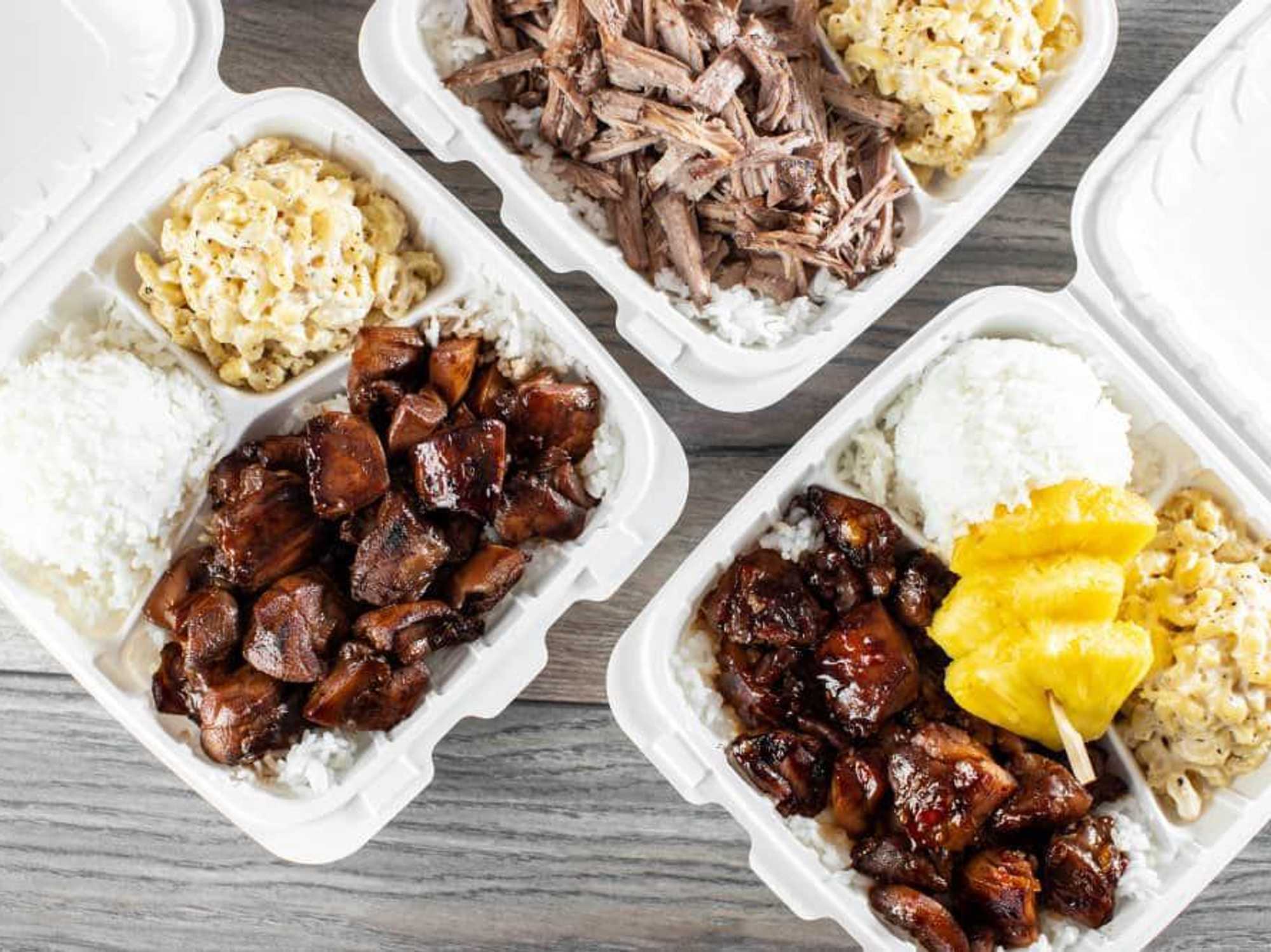 Hawaiian Bros. plate lunches