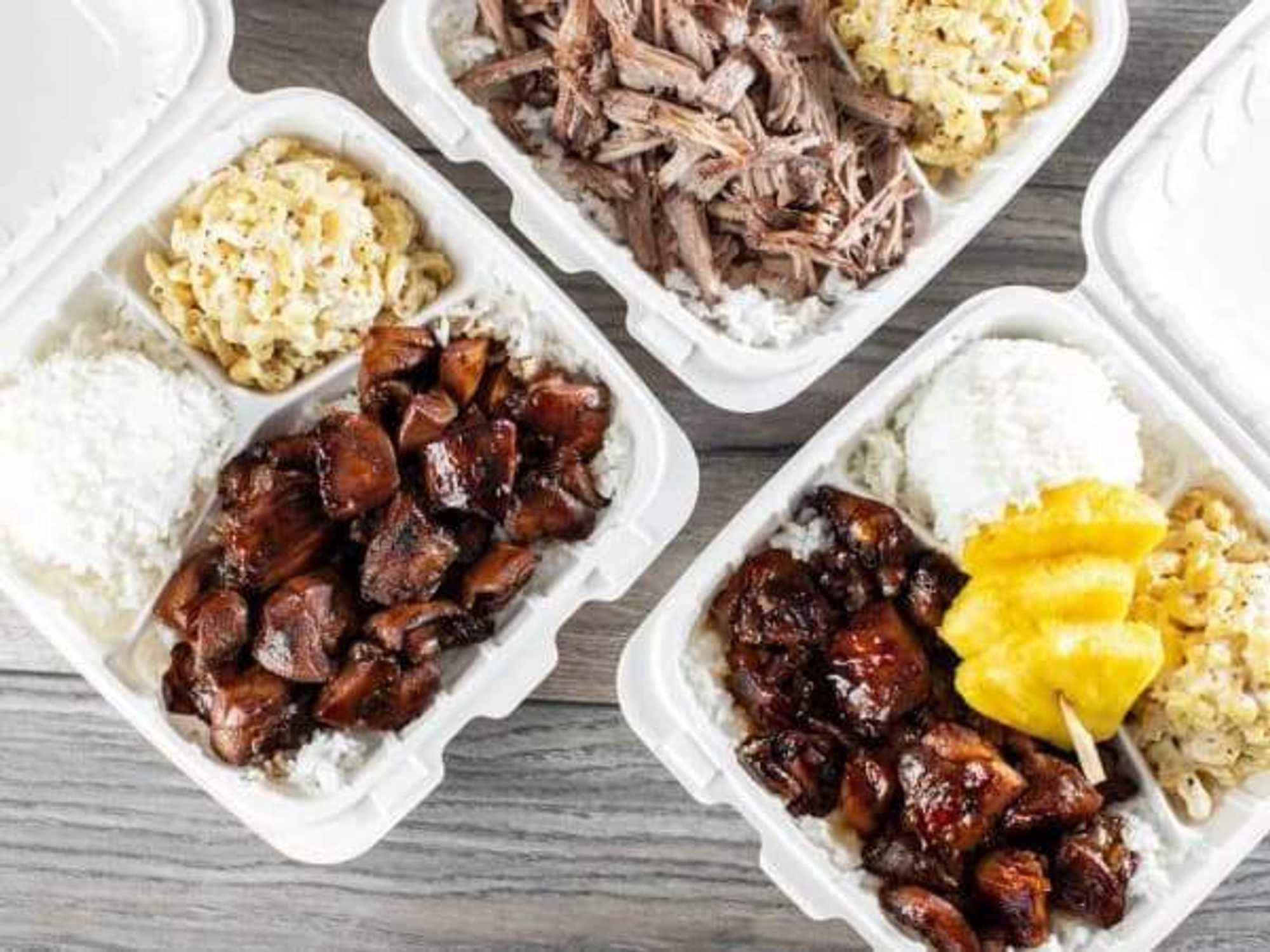 Hawaiian Bros. plate lunches