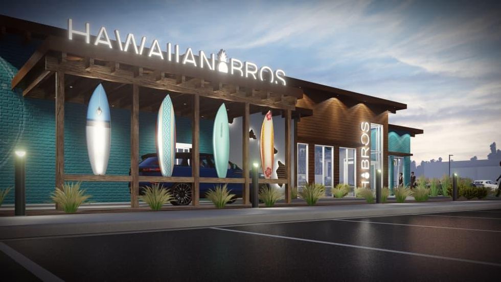 Hawaiian Bros. rendering