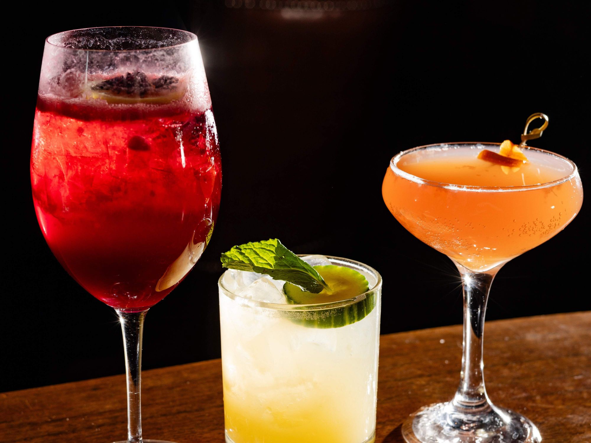 Haywire non-alcoholic cocktails