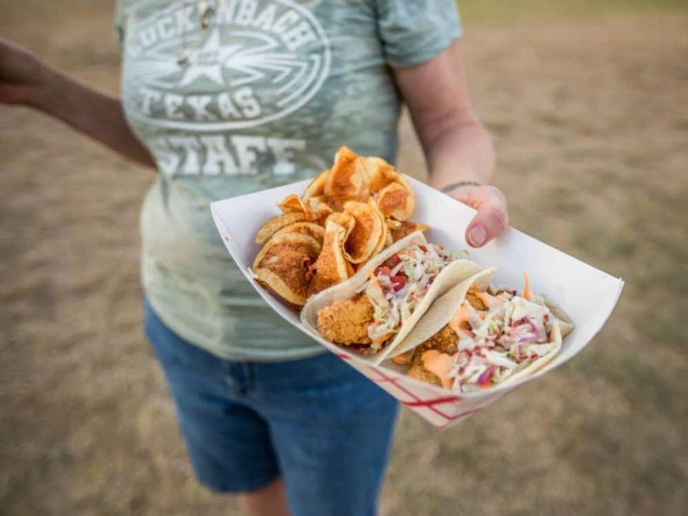 Hill Country Food Truck Festival tacos Luckenbach shirt 2014