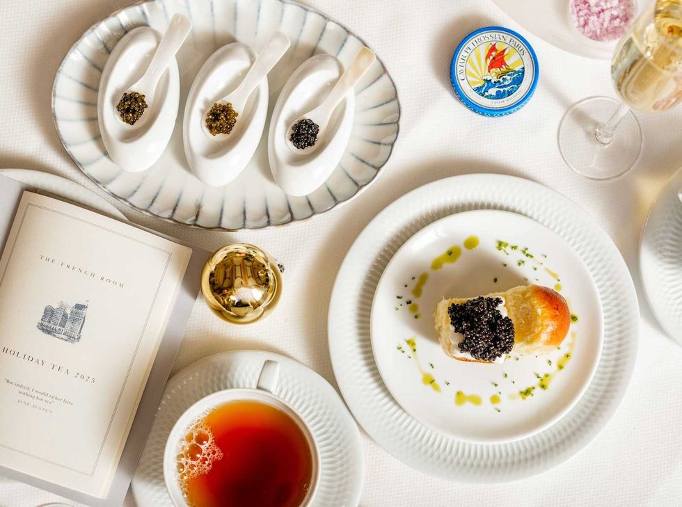 Holiday Tea at The Adolphus hotel in Dallas