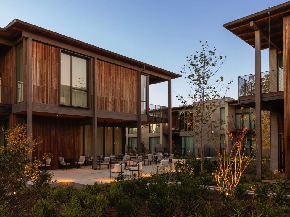 Hotel Saint Augustine courtyard