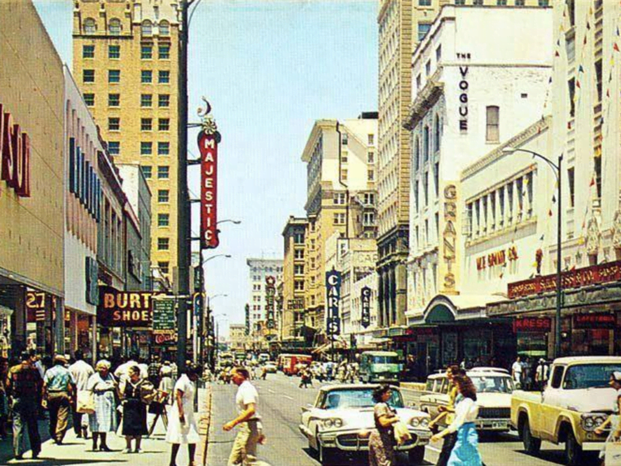 Houston Street San Antonio 1950s