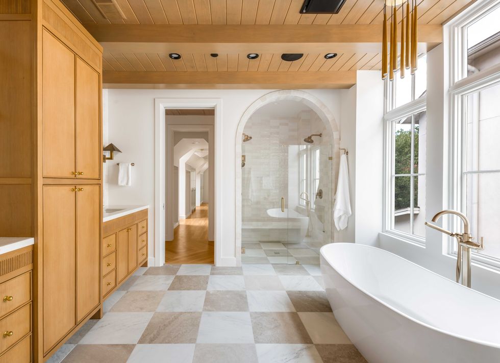 Houzz 2026 home design predictions, checkerboard flooring