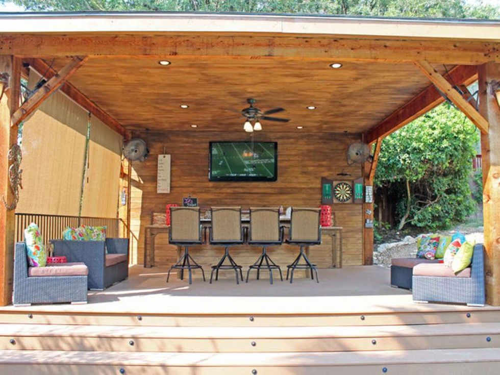 Houzz San Antonio backyard