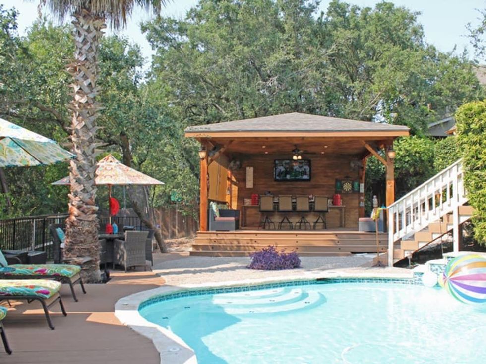 Houzz San Antonio backyard