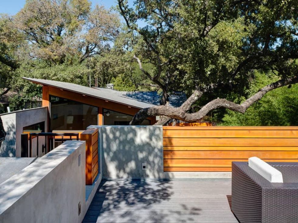 Houzz San Antonio home Outdoor Living House 334 Alamo Heights deck