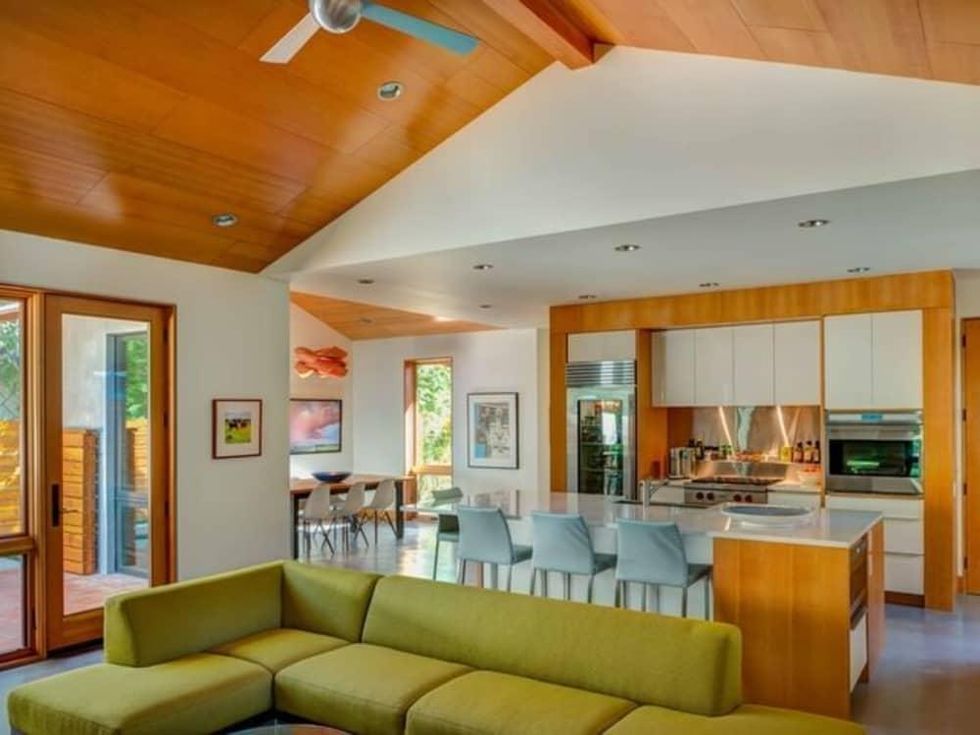 Houzz San Antonio home Outdoor Living House 334 Alamo Heights kitchen dining room living