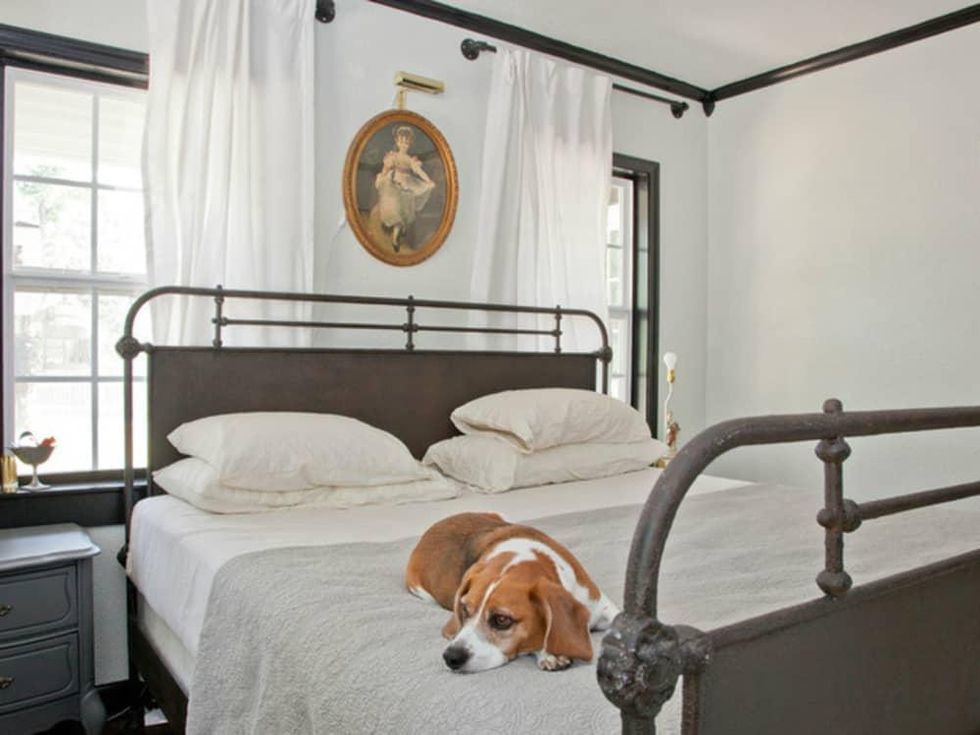 Houzz Texas style iron bedframe