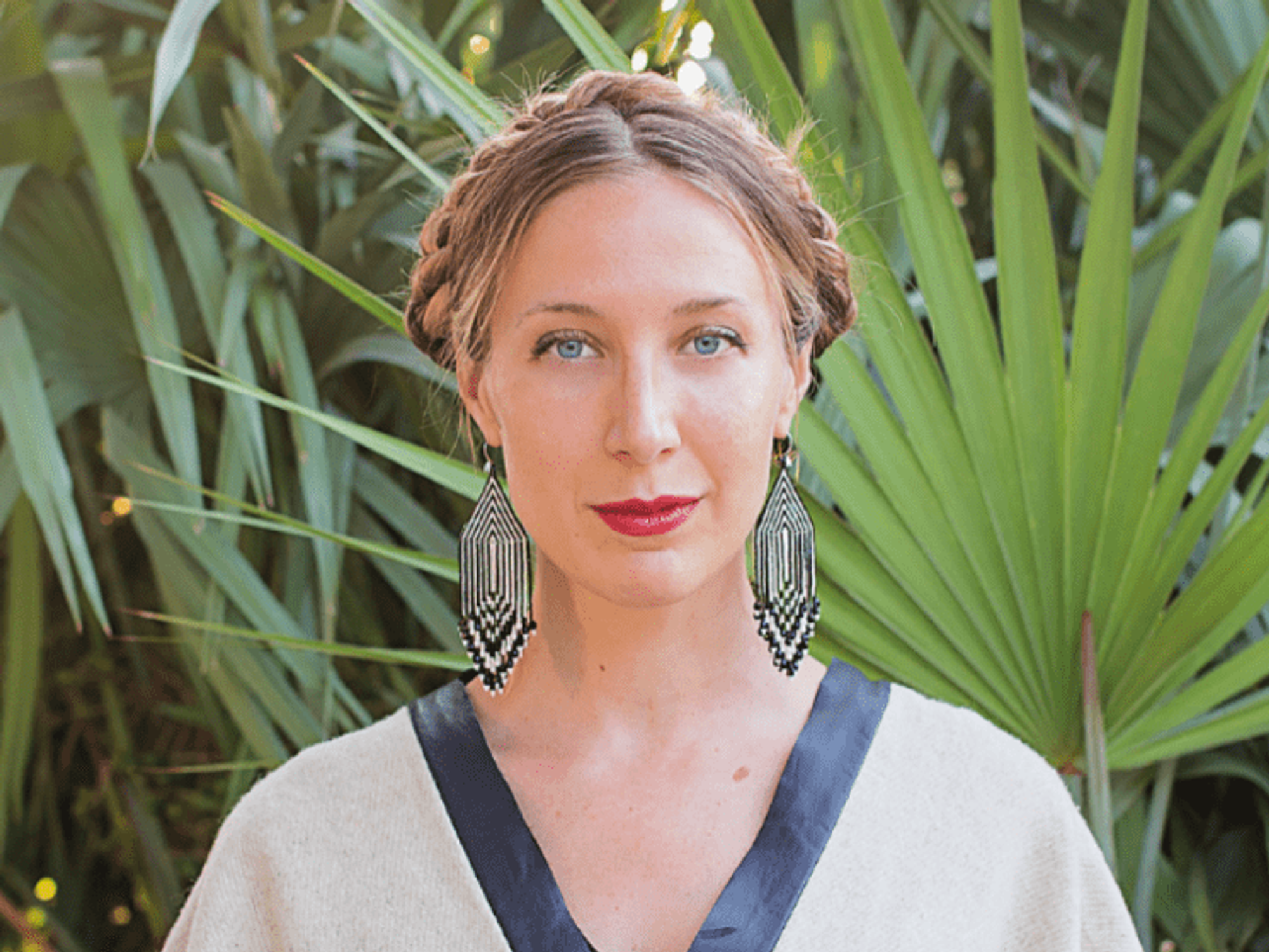 Huichol Love earrings